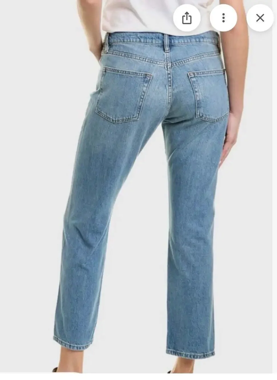 FRAME Iceberg Wash Relaxed Straight Leg Jeans Size 28 - Picture 2 of 10